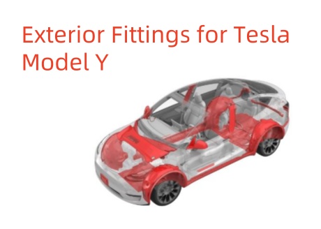 Exterior Fittings Parts For Tesla Model Y